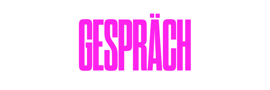 Gespraech-Schriftzug